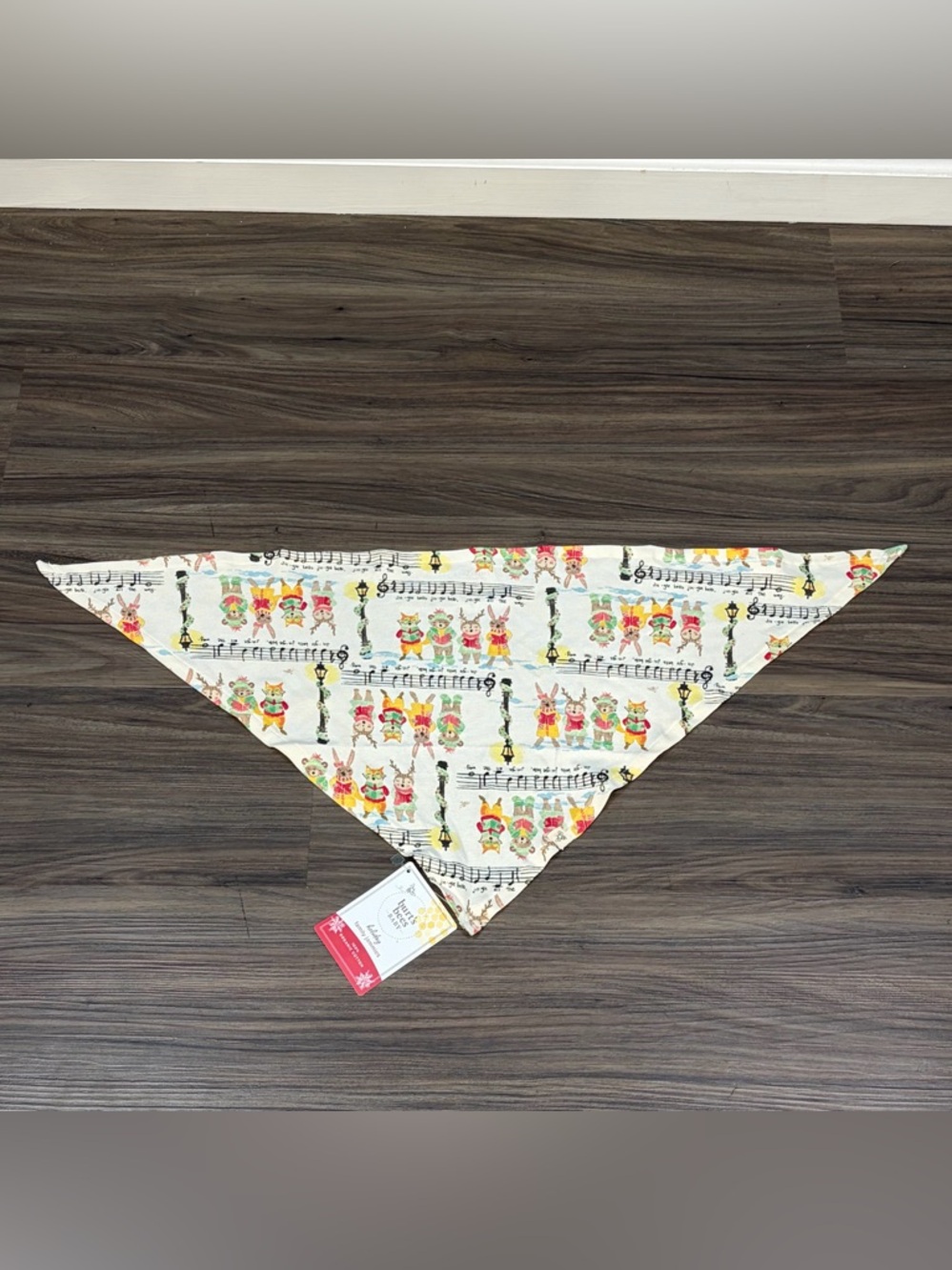 Burt's Bees Baby Christmas Jingle Bells Sweet Carolers Pet Bandana New